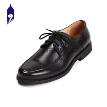 Zapatos de vestido de lujo negro del alto talón para el hombre